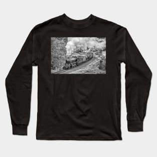 62005 K1 Goods Train - Black and White Long Sleeve T-Shirt